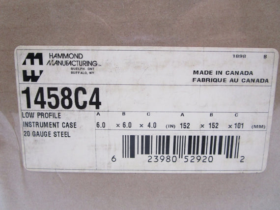 HAMMOND MANUFACTURING 1458C4 NSMP