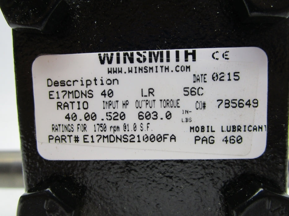 WINSMITH E17MDNS 40 LR 56C NSNP