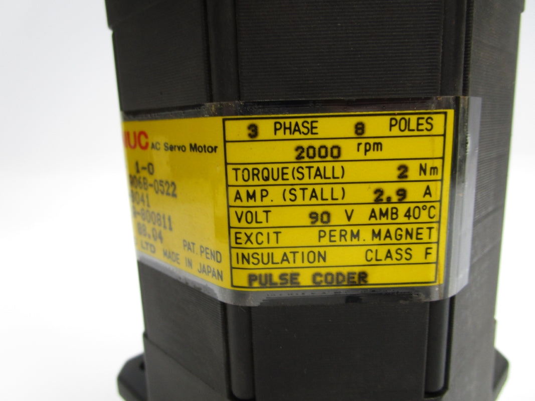 FANUC A06B-0522-B041 90V 2.9A UNMP