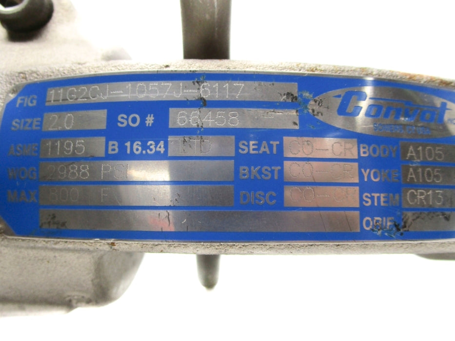 CONVAL 11G2CJ-1057J-6117 2988PSI NSNP