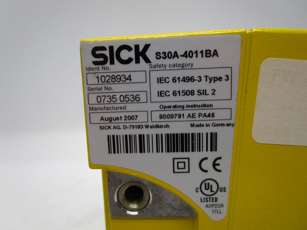 SICK S30A-4011BA 1028934 24V NSNP