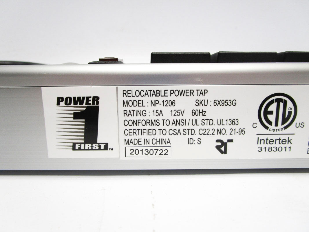 POWER FIRST 6X953G NP-1206 120V 15A (PKG OF 6) NSMP
