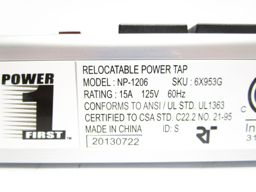 POWER FIRST 6X953G NP-1206 120V 15A NSMP