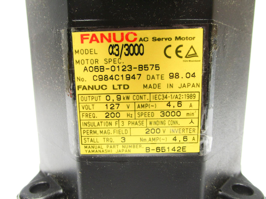 FANUC A06B-0123-B575 127V 4.6A NSMP
