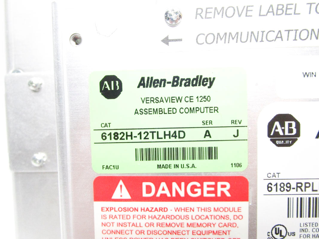 ALLEN BRADLEY 6182H-12TLH4D SER. A NSMP