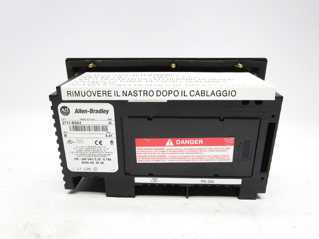 ALLEN BRADLEY 2711-B5A1 SER. H F/W 4.41 NSNP