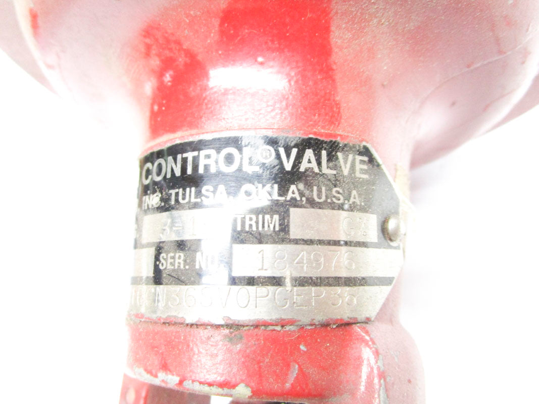 RESEARCH CONTROL VALVE 1001GCN36SV0PGEP36 UNMP