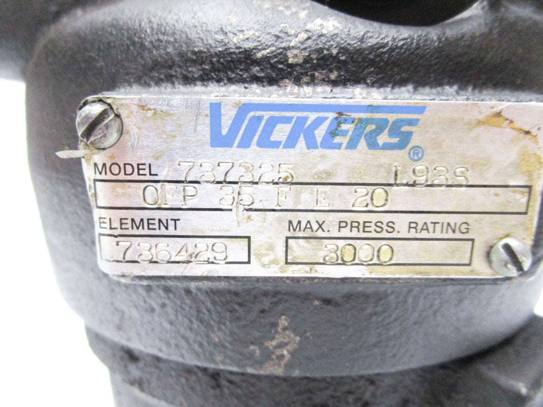VICKERS 737325 OFP35FE20 3000PSI UNMP