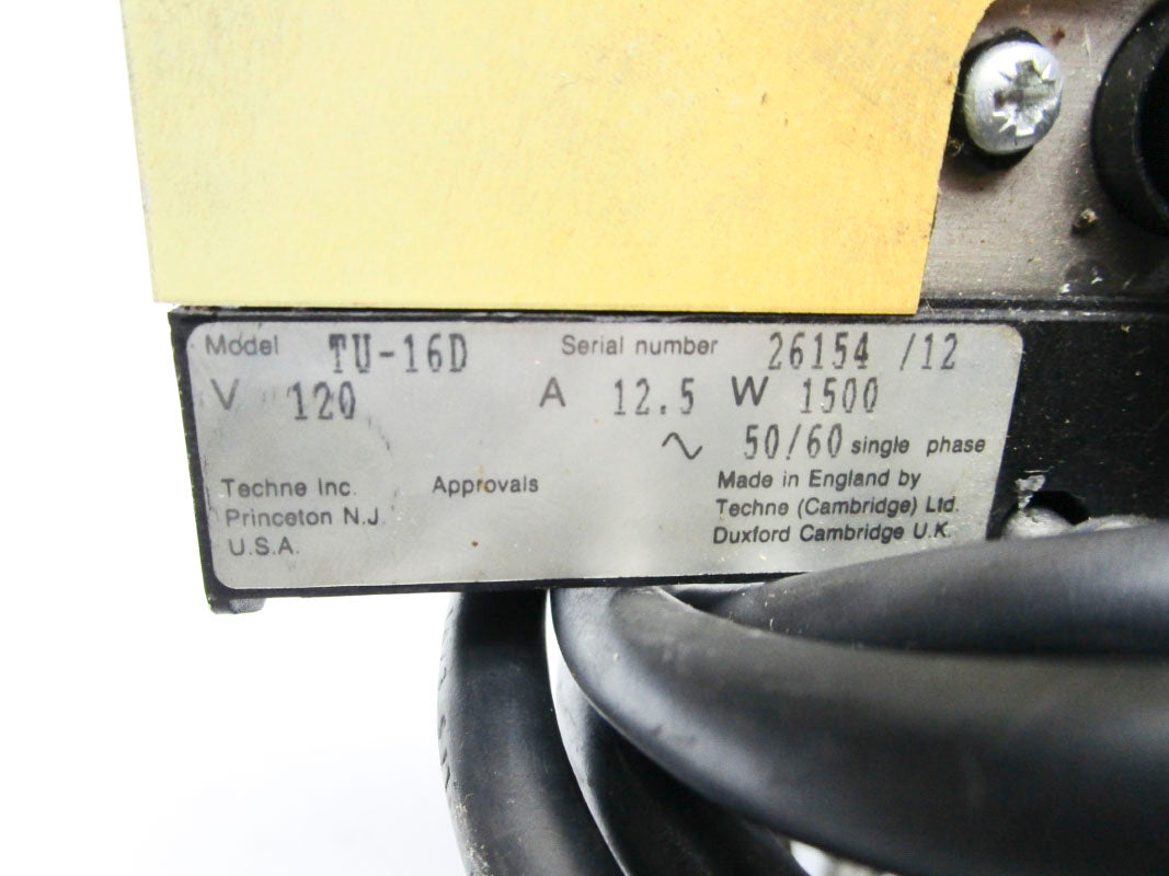 TECHNE TU-16D 120V 12.5A UNMP