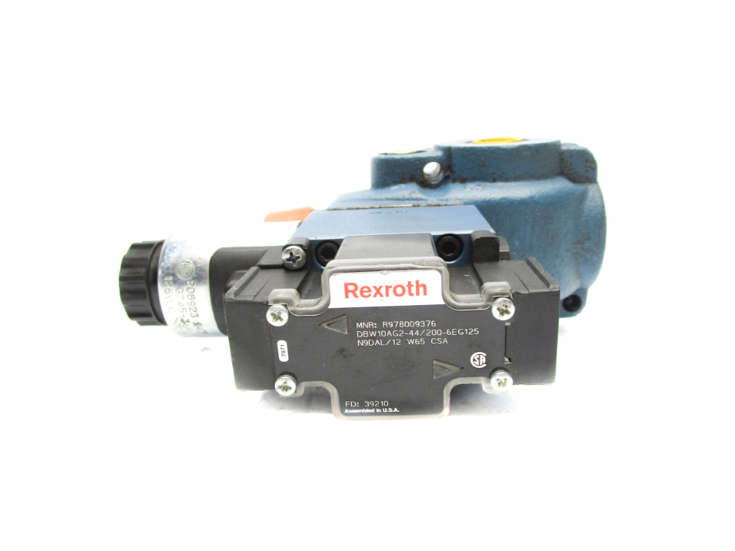 REXROTH DBW10AG2-44/200-6EG125N9DAL/12 R978009376 125VDC 30A NSNP