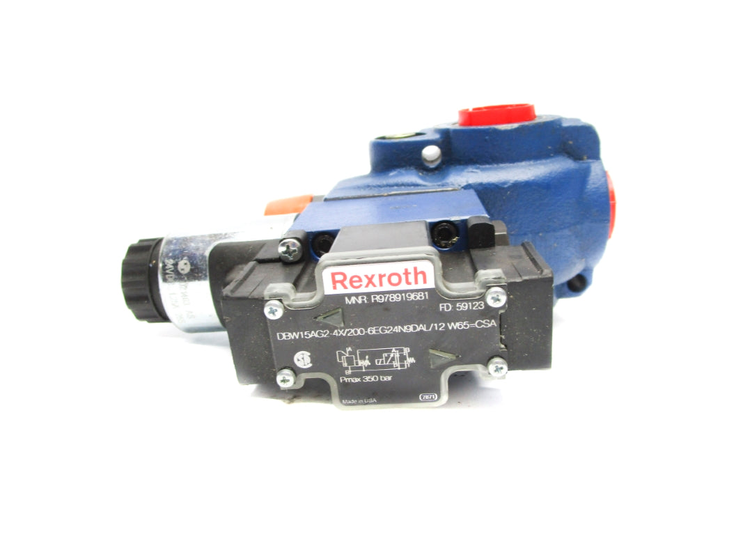 REXROTH DBW15AG2-4X/200-6EG24N9DAL/12 R978919681 24VDC 125A NSNP