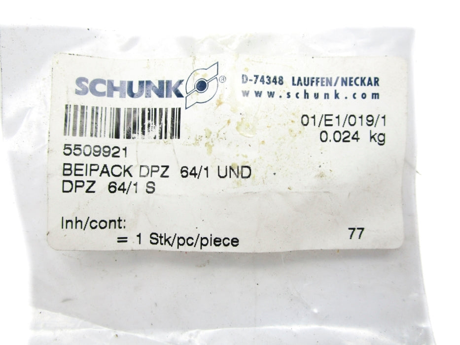 SCHUNK 5509921 DPZ64/1UND NSMP