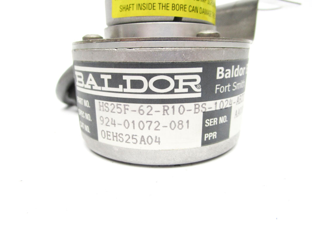 BALDOR HS25F-62-R10-BS-1024-ABZC-4469-SCS10-M12-S 15VDC NSNP
