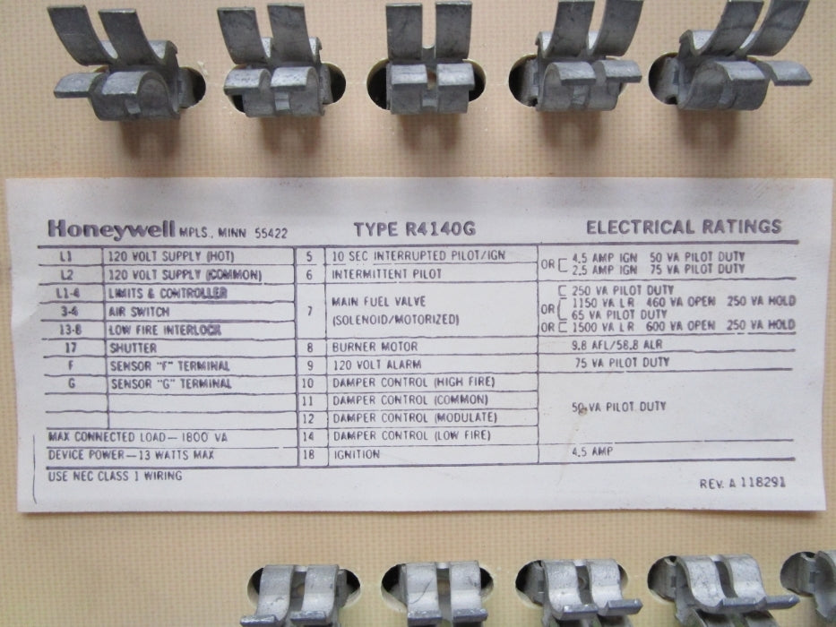 HONEYWELL R4140G UNMP