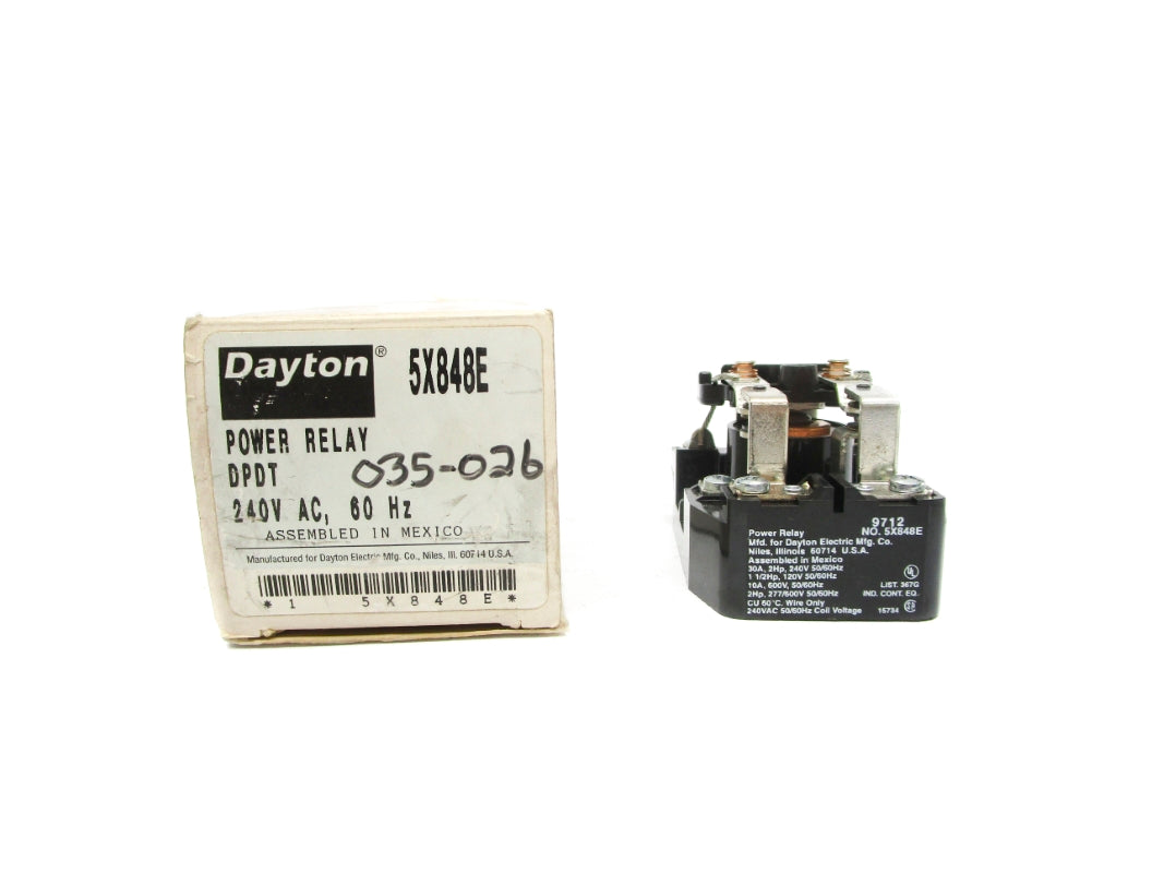 DAYTON 5X848E 240VAC 30A NSMP