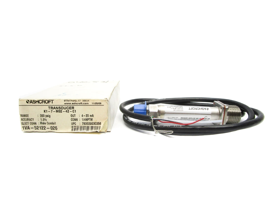 ASHCROFT K1-7-M02-42-C1 300PSI 36VDC NSMP