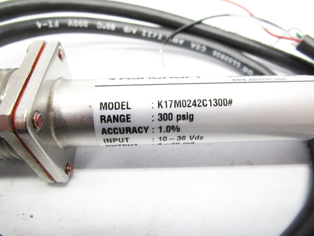 ASHCROFT K1-7-M02-42-C1 300PSI 36VDC NSMP