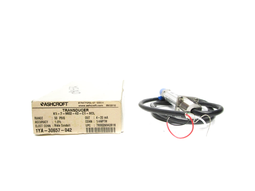 ASHCROFT K1-7-M02-42-C1-XCL 50PSI NSMP