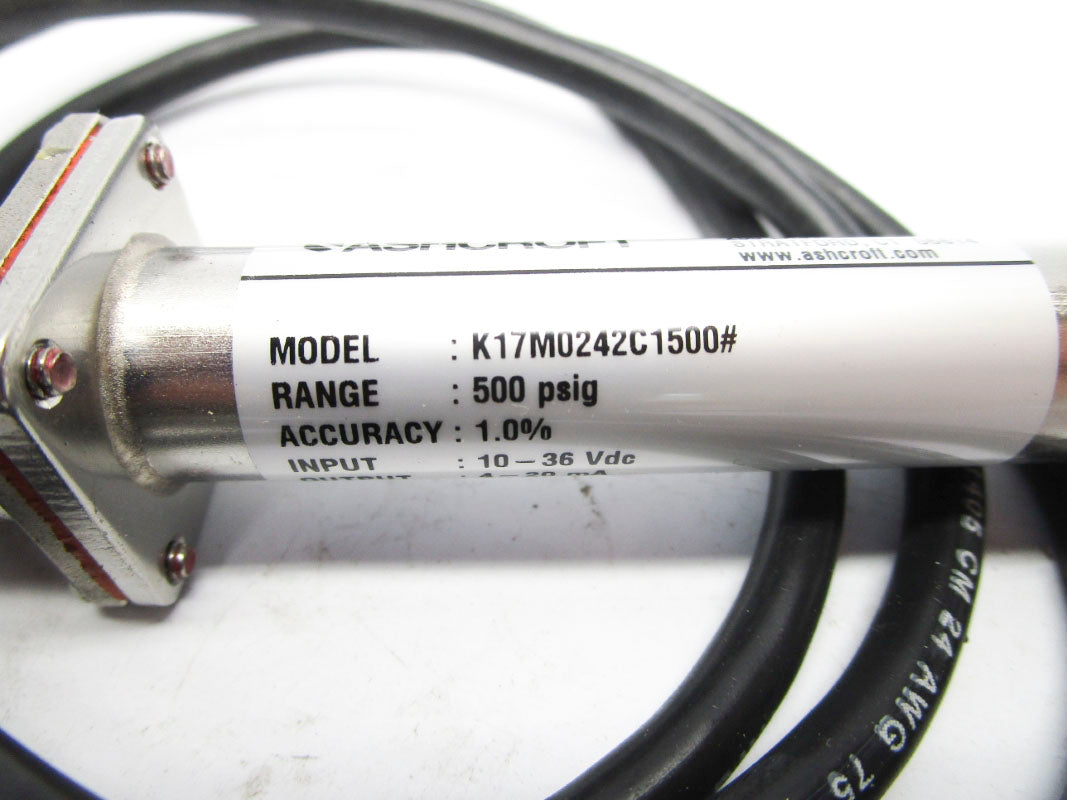 ASHCROFT K1-7-M02-42-C1 500PSI NSMP