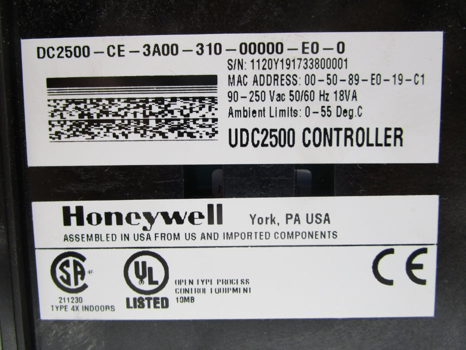HONEYWELL DC2500-CE-3A00-310-00000-E0-0 NSMP