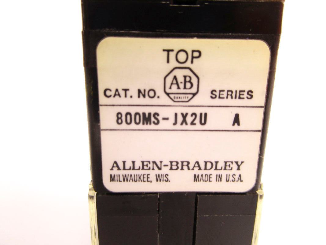 ALLEN BRADLEY 800MS-JX2UB SER. A 300VAC NSNP