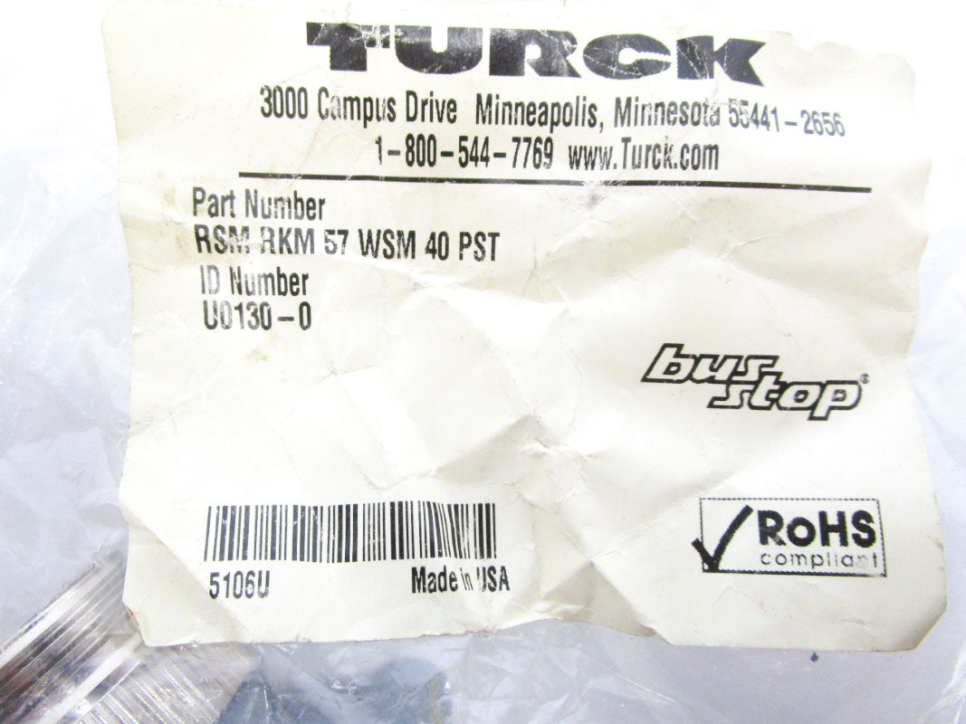 TURCK RSMRKM57WSM40PST U0130-0 NSMP