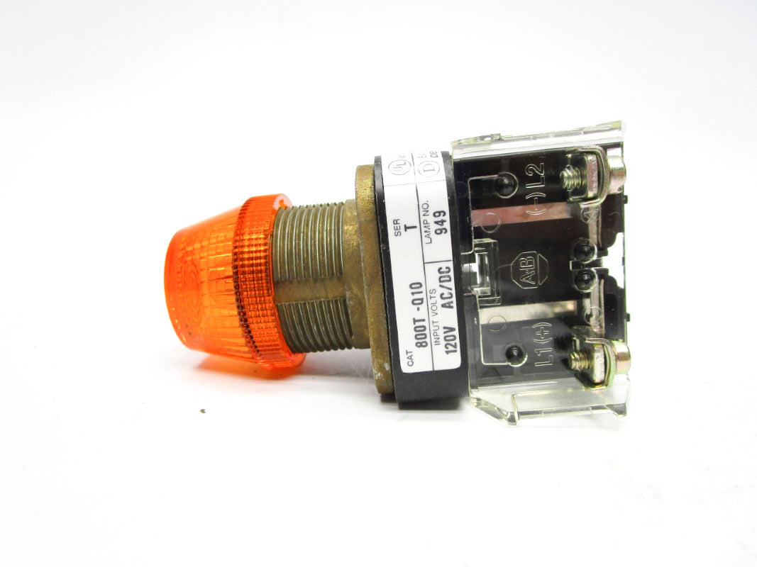 ALLEN BRADLEY 800T-Q10A SER. T 120VAC/DC (WH) NSMP