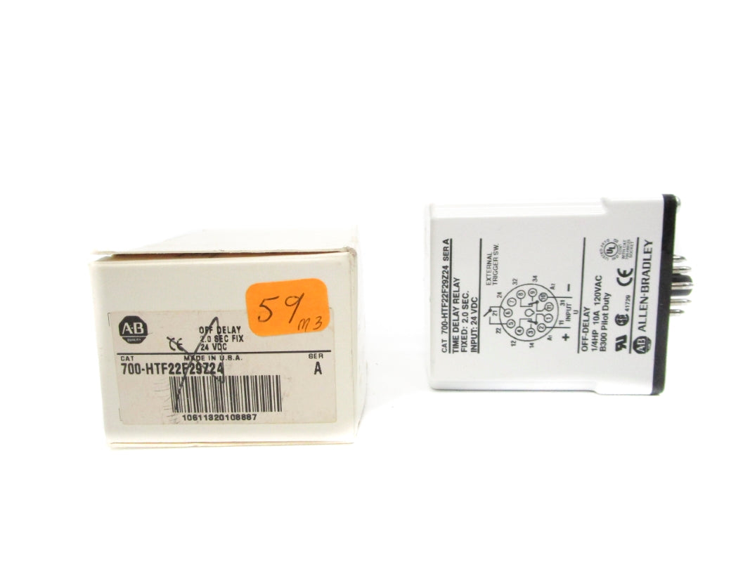 ALLEN BRADLEY 700-HTF22F29Z24 SER. A 24VDC (WH) NSMP