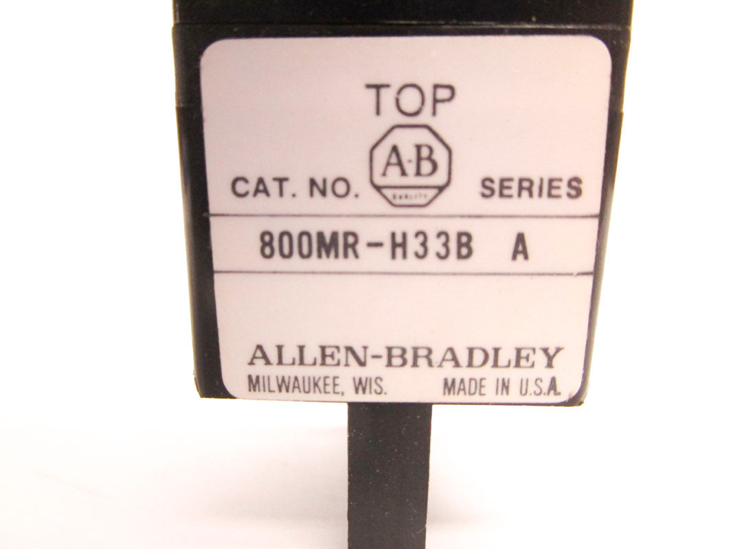 ALLEN BRADLEY 800MR-H33BLA SER. C 300VAC (BK/YL) (NO KEY) NSMP