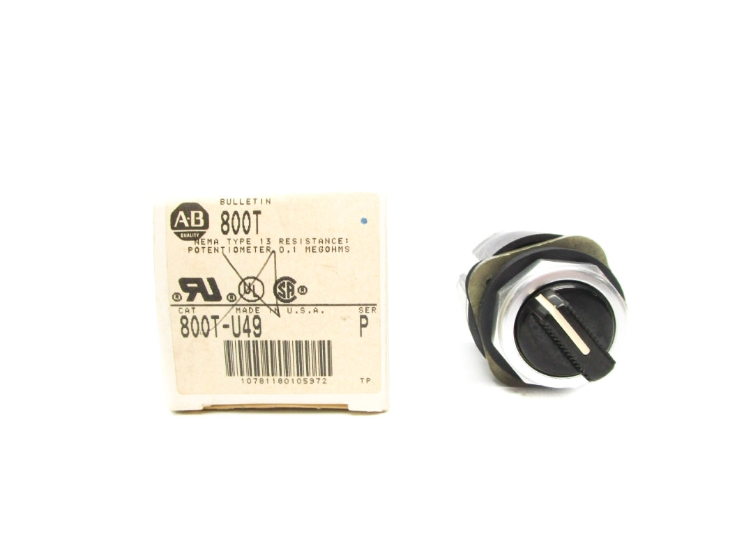 ALLEN BRADLEY 800T-U49 SER. P 300VAC (GY/BL) NSMP