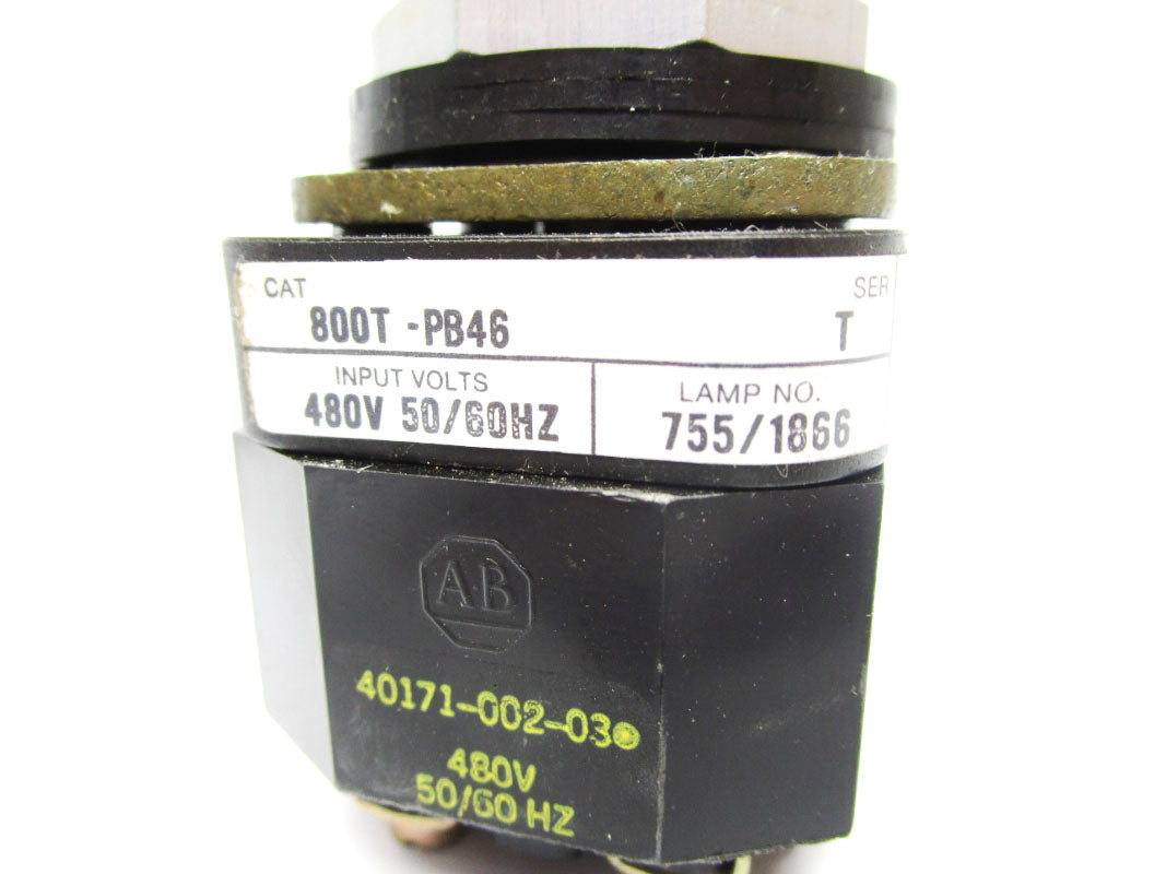 ALLEN BRADLEY 800T-PB46 SER. T 480V NSNP