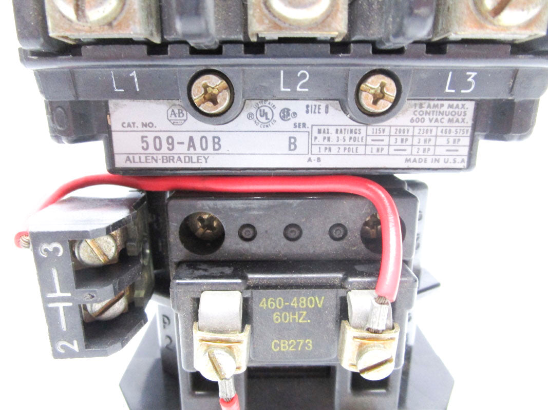 ALLEN BRADLEY 509-AOB SER. B 480V NSNP