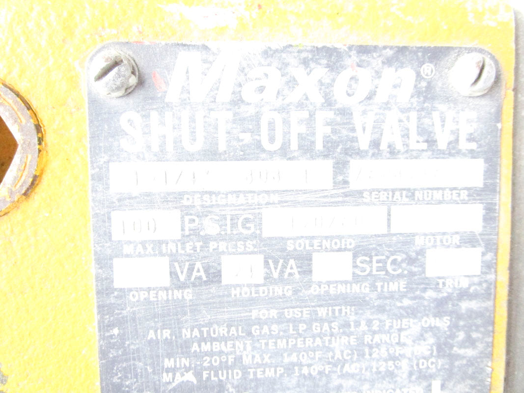 MAXON 8081 1-1/4" 100PSI 120V UNMP