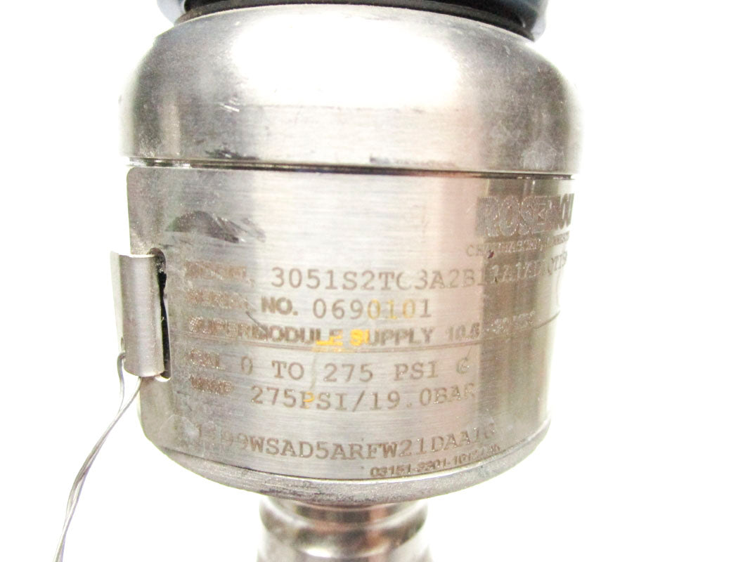 ROSEMOUNT 3051S2TG3A2B11A1AD1QTI5M5 275PSI 30VDC UNMP
