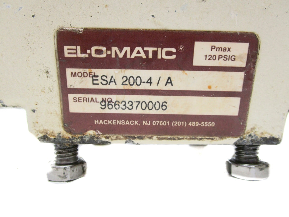 EL-O-MATIC ESA 200-4/A 120PSI UNMP