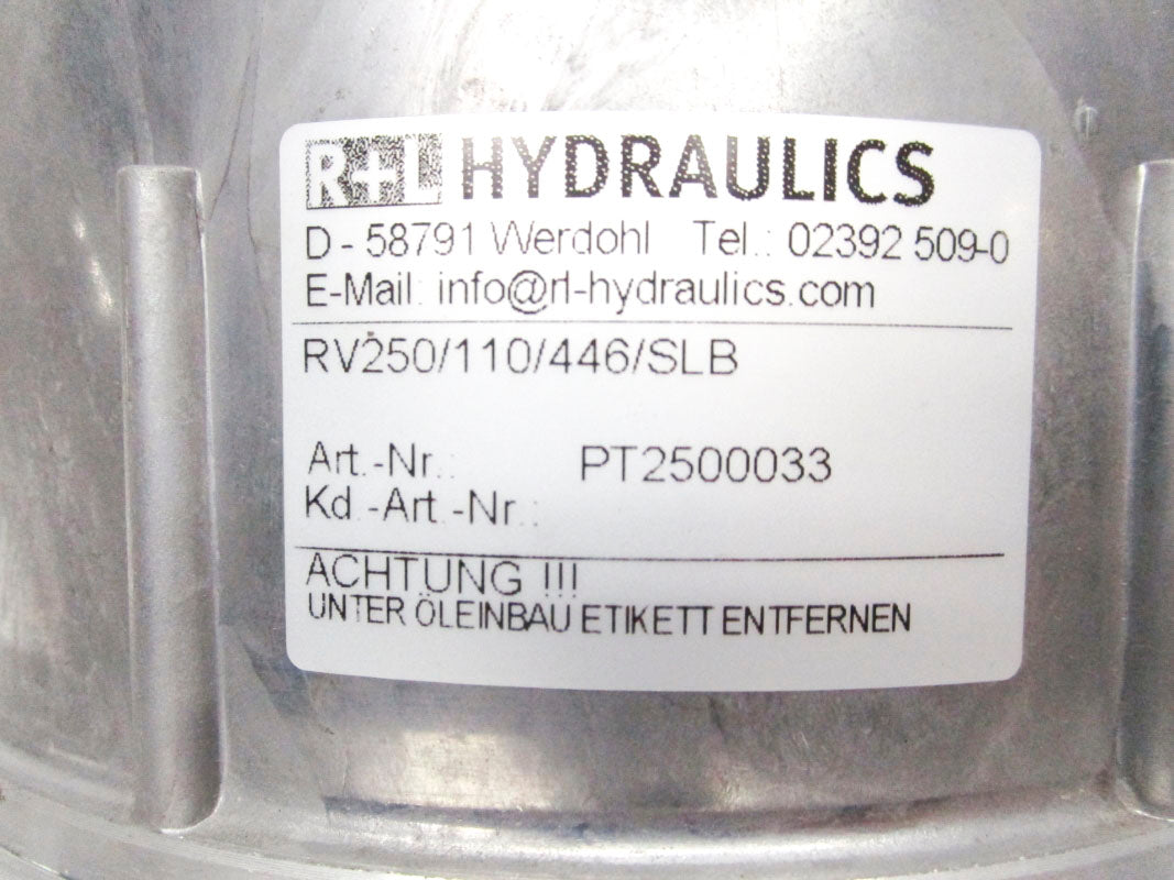 R&L HYDRAULICS PT2500033 RV250/110/446/SLB NSNP