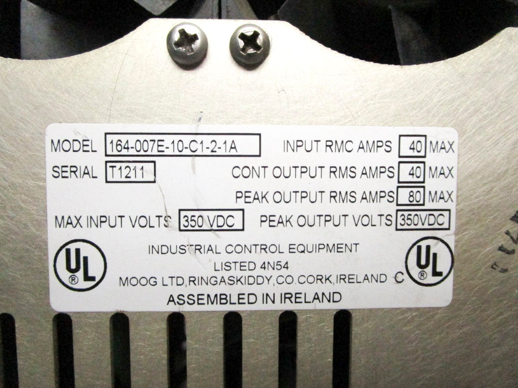 MOOG 164-007E-10-C1-2-1A 350VDC 80A UNMP