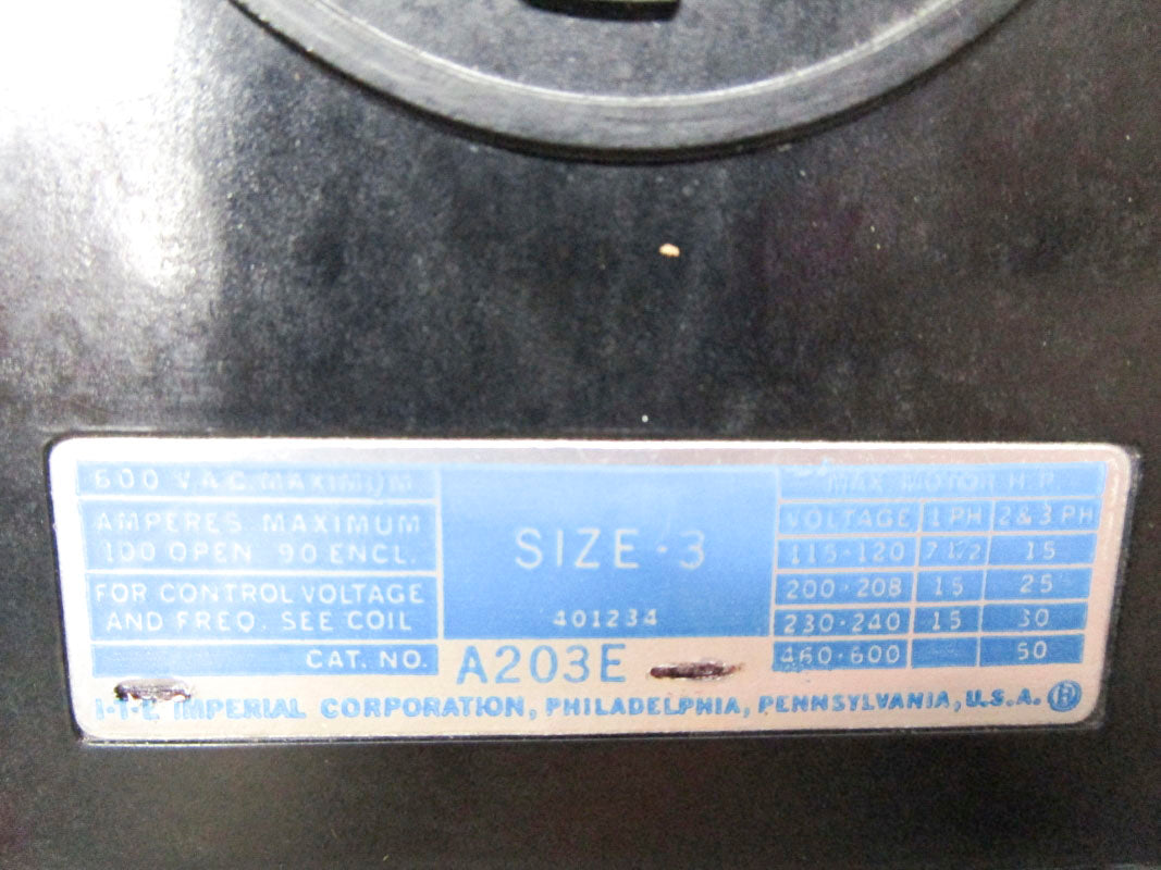 ITE A203E 600VAC 100A NSNP