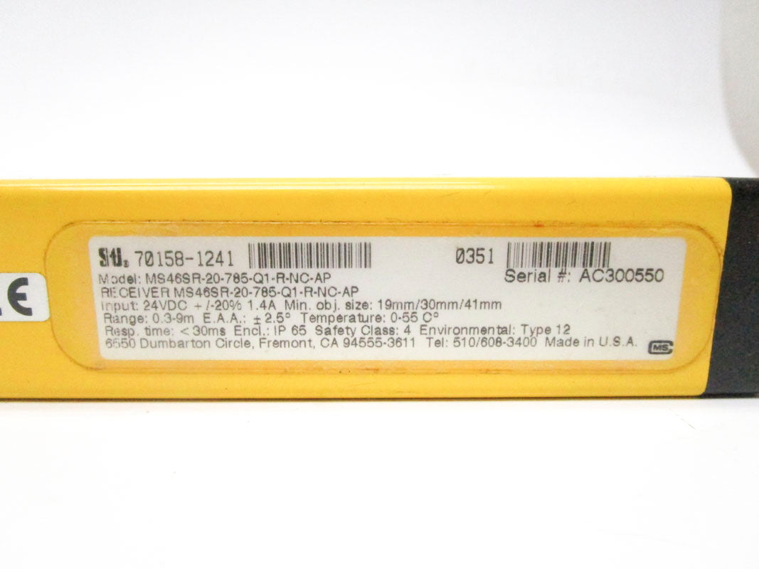STI MS46SR-20-785-Q1-R-NC-AP 70158-1241 24VDC 1.4A UNMP