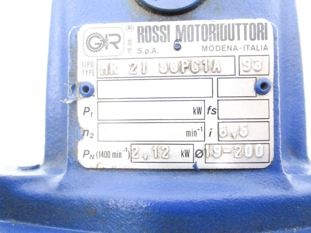 ROSSI MOTORIDUTTORI MR2I50PC1A93 UNMP