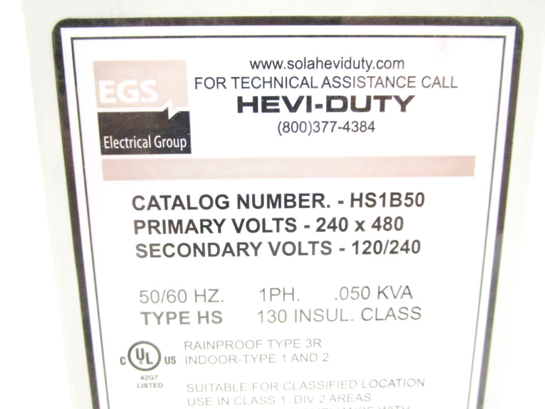 EGS HS1B50 480V 10A NSMP
