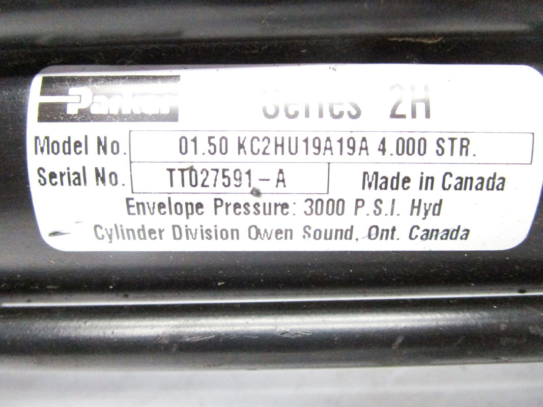 PARKER 01.50KC2HU19A19A4.000STR 3000PSI NSNP