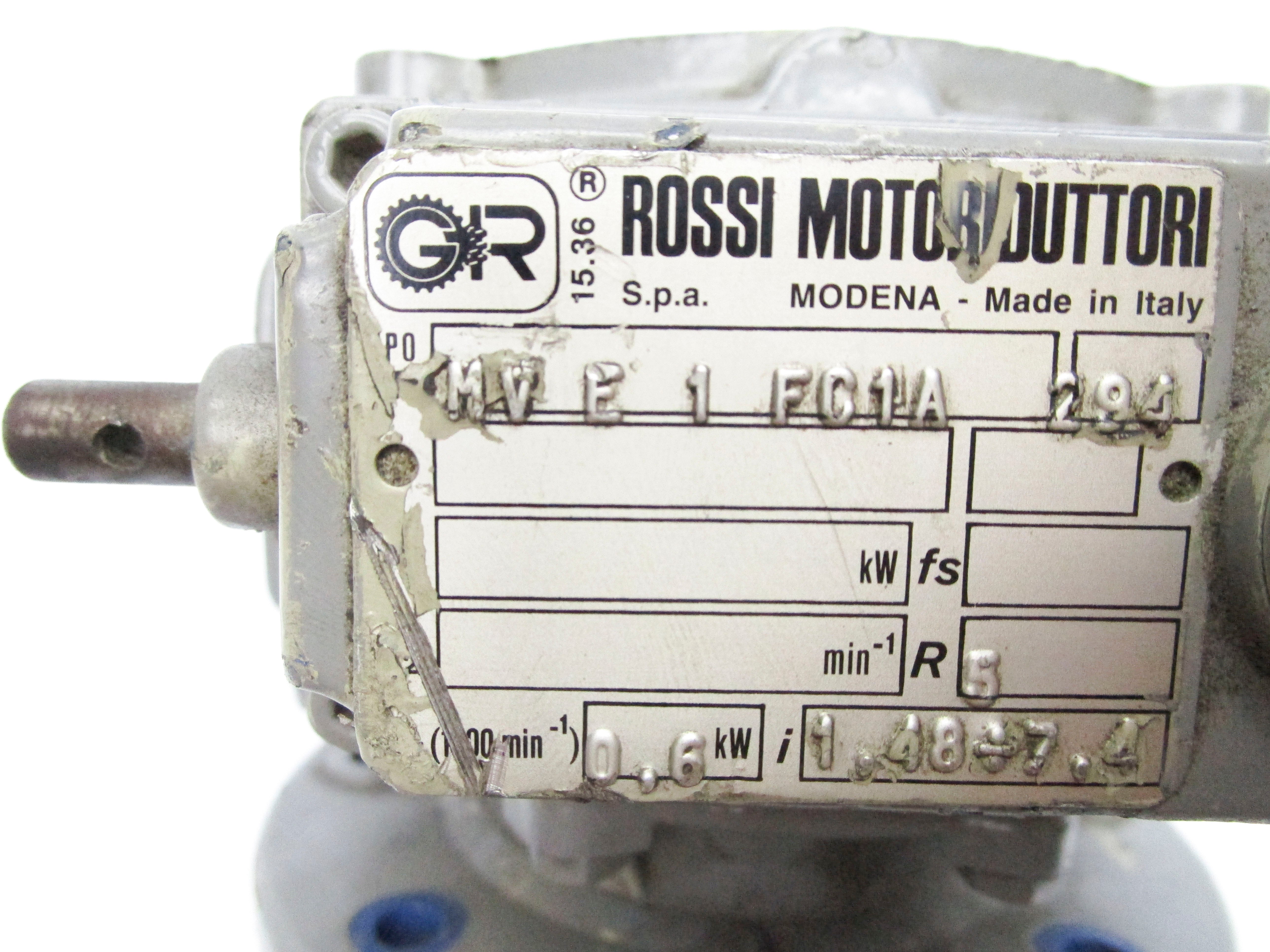 ROSSI MOTORIDUTTORI MVE1FC1A294 UNMP