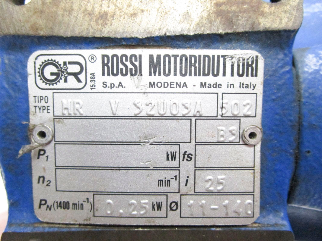 ROSSI MOTORIDUTTORI MRV32U03A502 UNMP