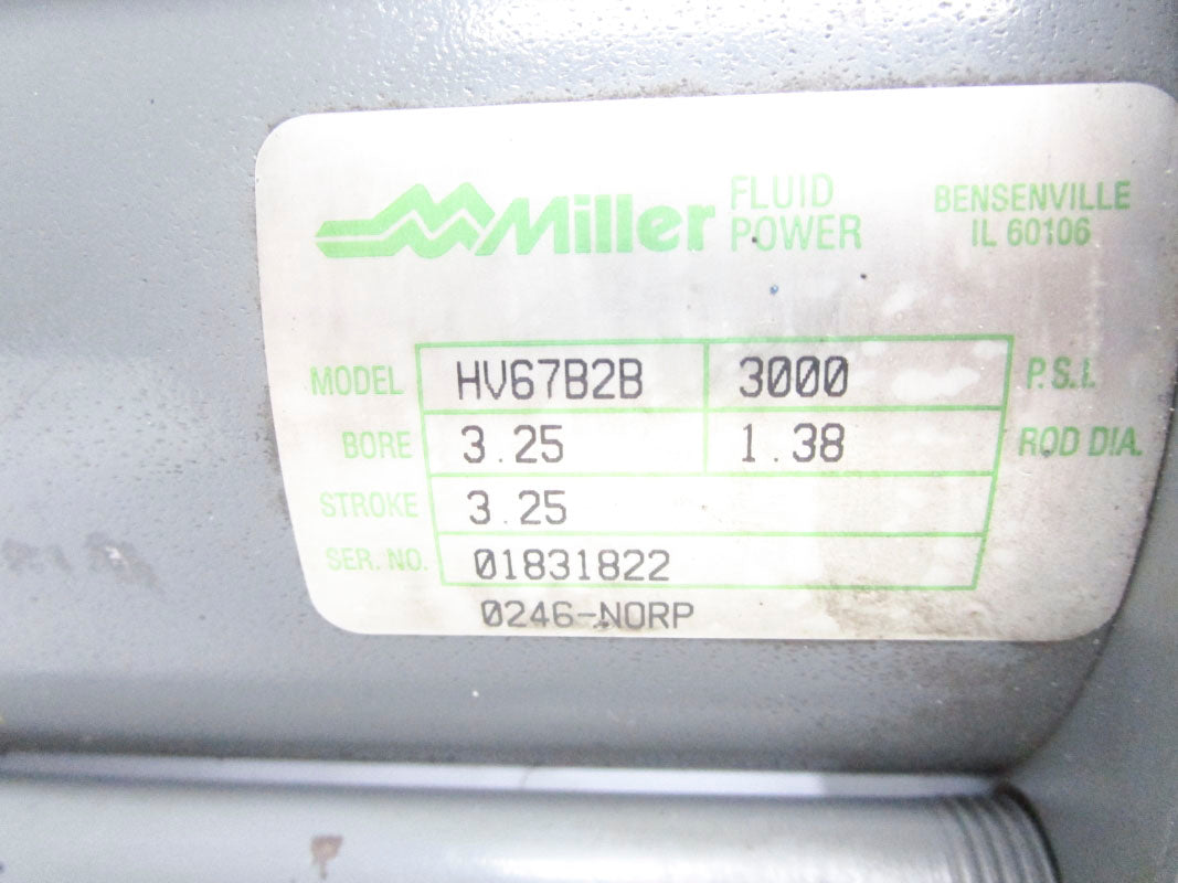 MILLER HV67B2B 3000PSI NSNP