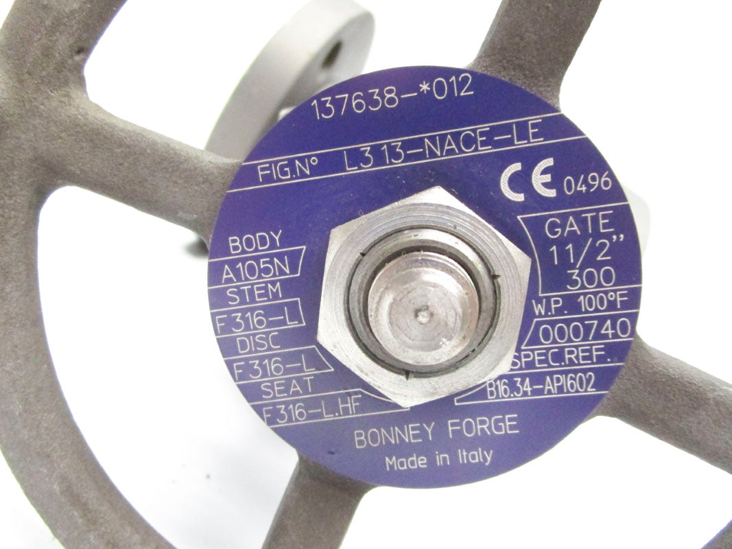 BONNEY FORGE L313-NACE-LE 1 1/2" NSNP