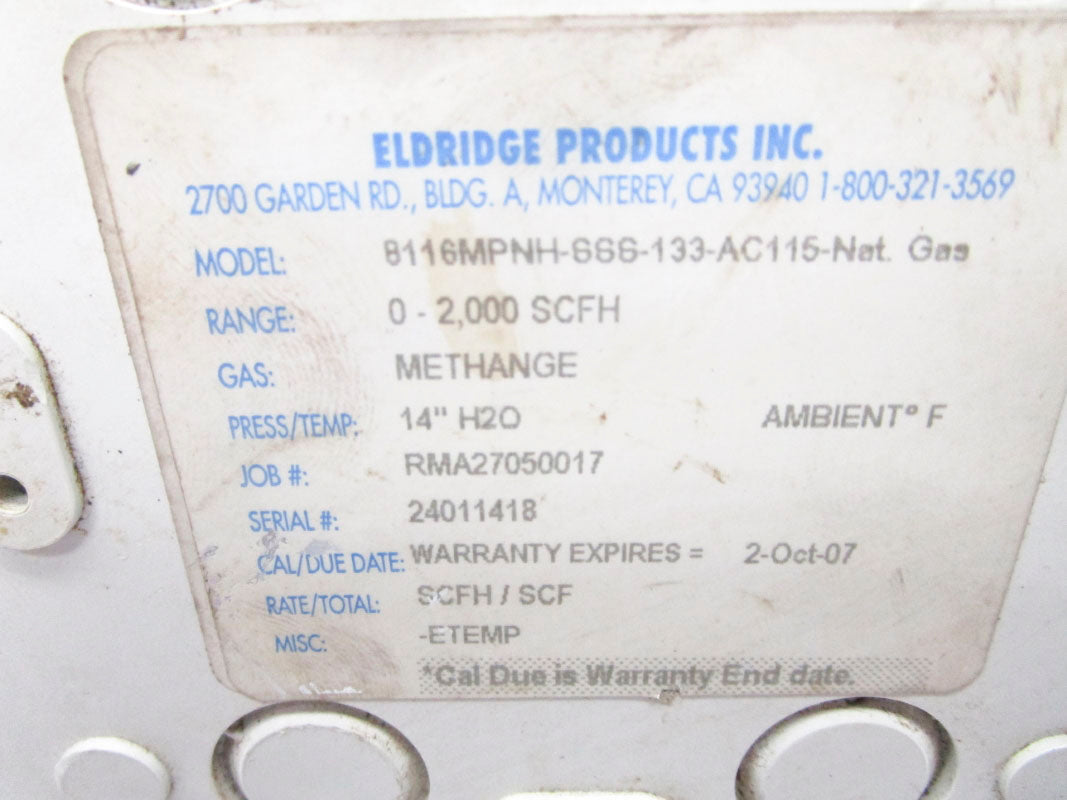 EPI 8000MP/NH 8116MPNH-666-133-AC115-NATGAS UNMP