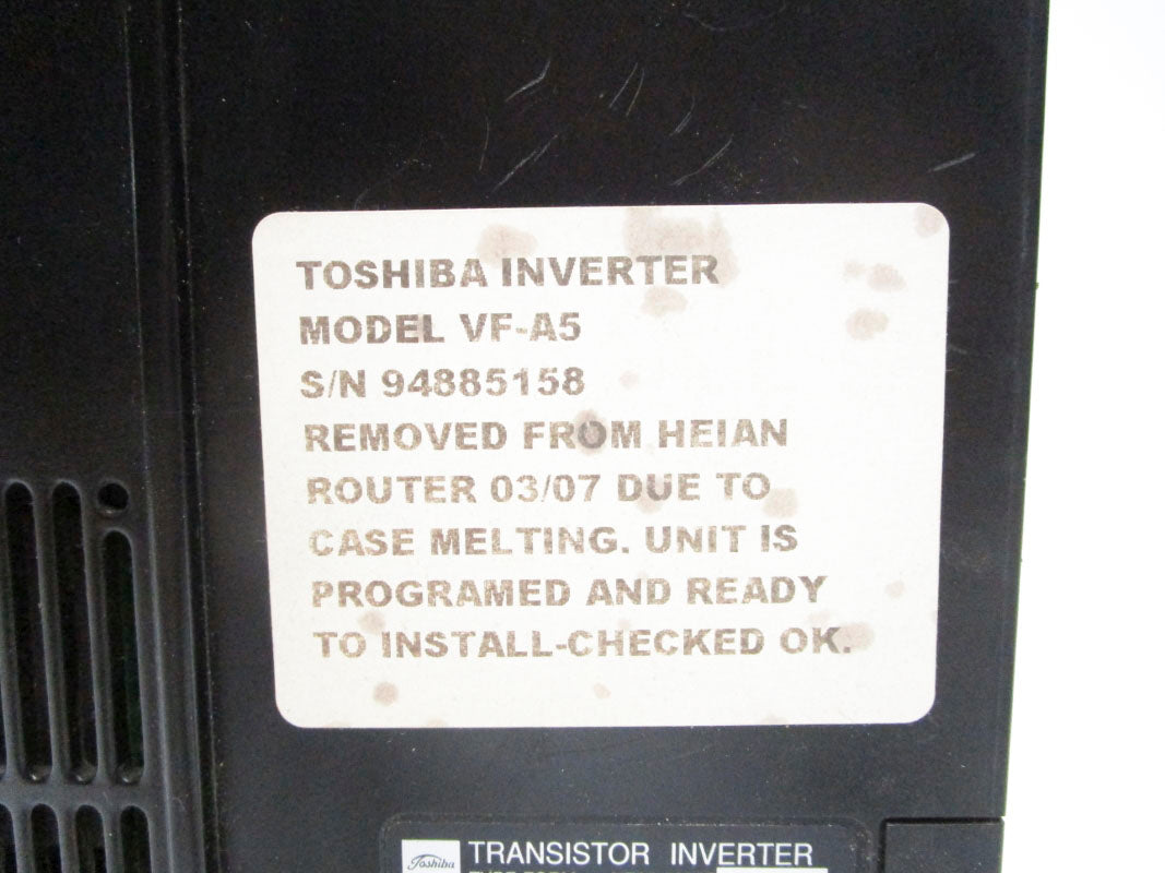TOSHIBA VFA5-2075P 230V 33A UNMP