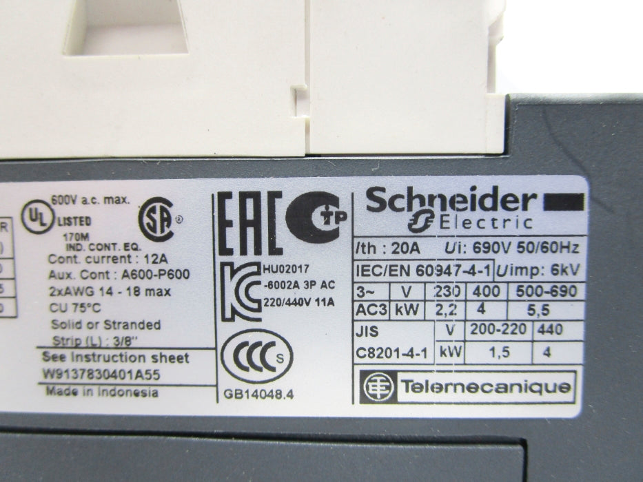 SCHNEIDER ELECTRIC LAD4TBDL NSNP