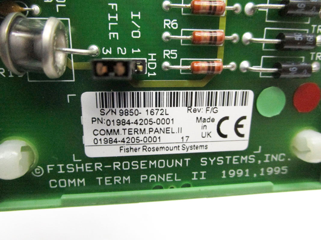 FISHER ROSEMOUNT 01984-4205-0001 UNMP